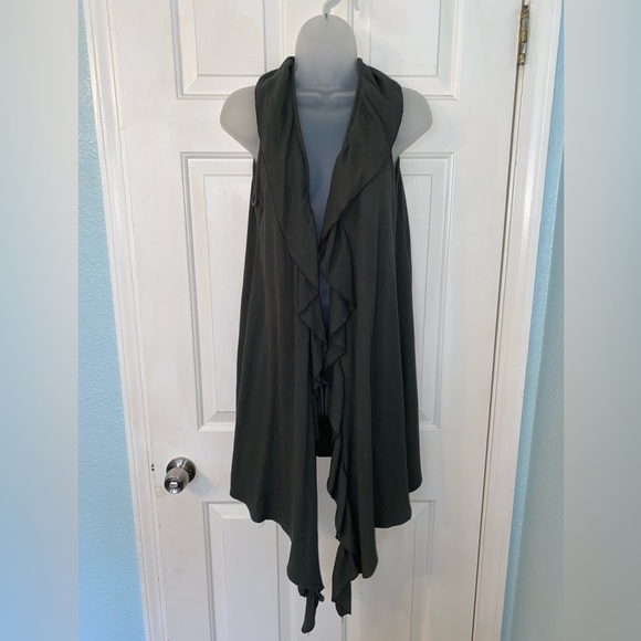 Allen Allen sleeveless cardigan size medium - Picture 10 of 11